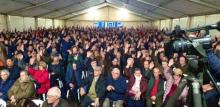 Imagen de la asamblea en As Pontes el pasado miércoles, 29 de enero.