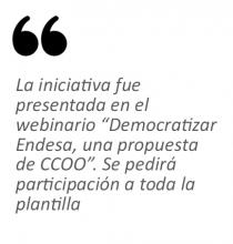Es una iniciativa de CCOO Endesa e investigadores de los ámbitos español y europeo.